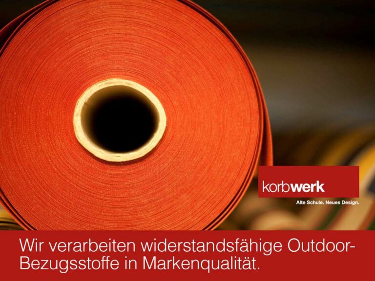 widerstandsfähige Outdoor-Bezugsstoffe in Markenqualität