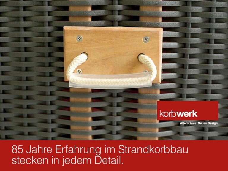 85 Jahre Erfahrung im Strandkorbbau stecken in jedem Detail